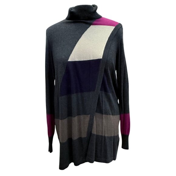 Boutique Turtleneck Sweater By Tribal Women's Size Large Sweater Dress Shirt - Picture 7 of 16